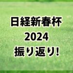 日経新春杯【2024】振り返り!!上位人気で決まる時のオッズ馬券術